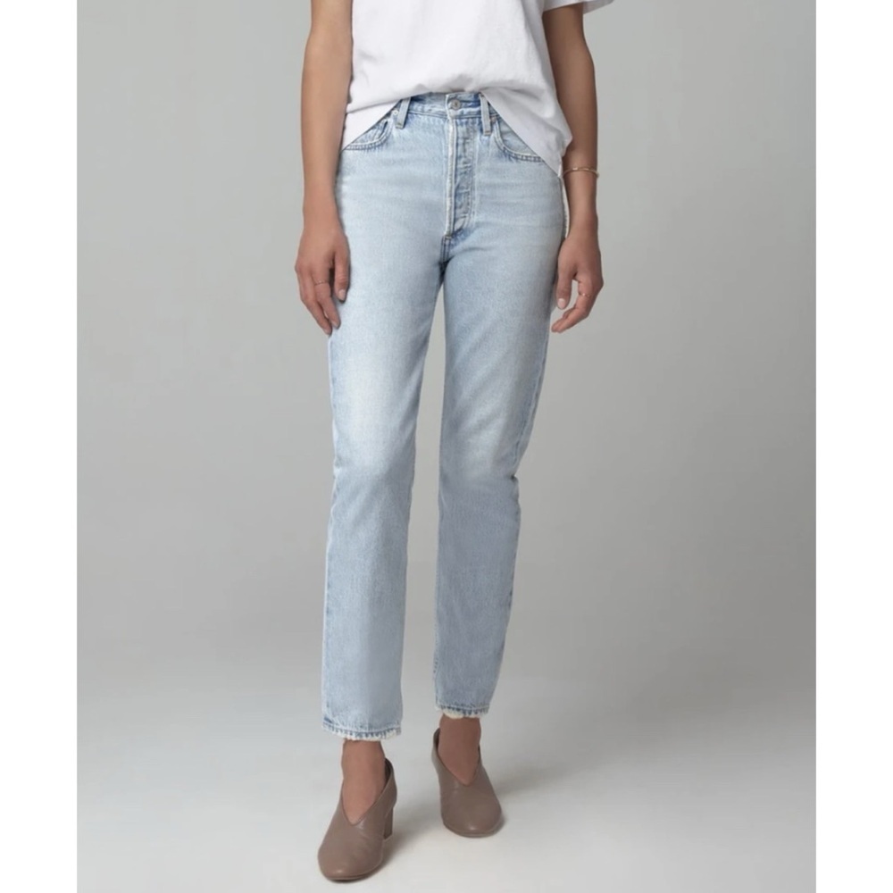 NWT Citizens of Humanity Charlotte High-Rise Straight-Leg Jeans 30